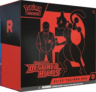 Pokemon Scarlet & Violet 10 Destined Rivals Elite Trainer Box, English Edition